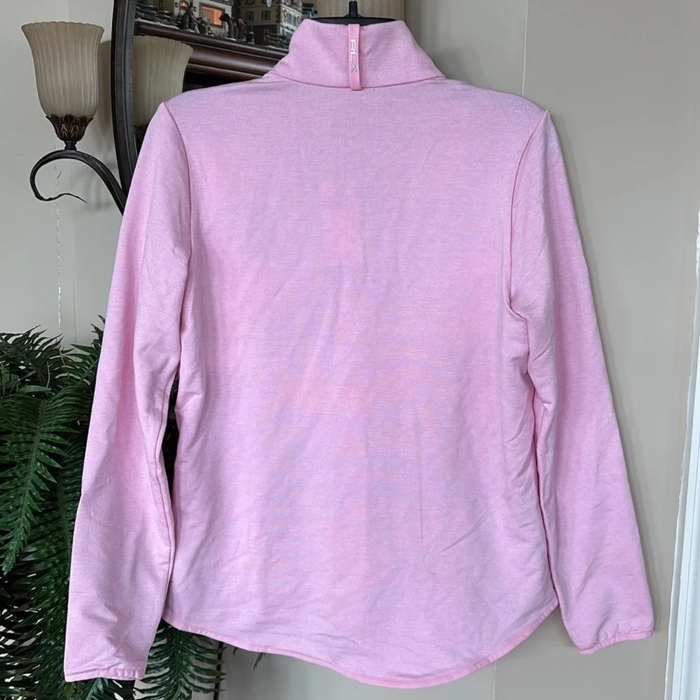 Brand New RLX Ralph Lauren Pink Pastel Patchwork Zip Up Golf Jacket